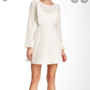 Harlowe &Gram white lace dress